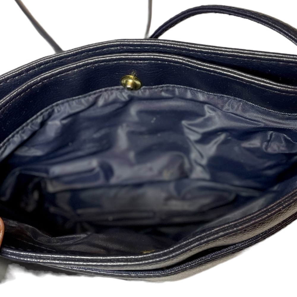 Vintage Square Blue Rectangular Crossbody Purse - image 5